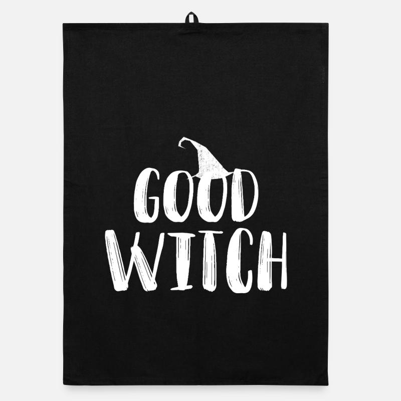 Good Witch Magic Shirt Organic dish towel