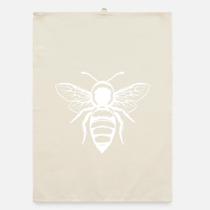 Bee Honey Bee Beekeeper Gift Organic dish towel
