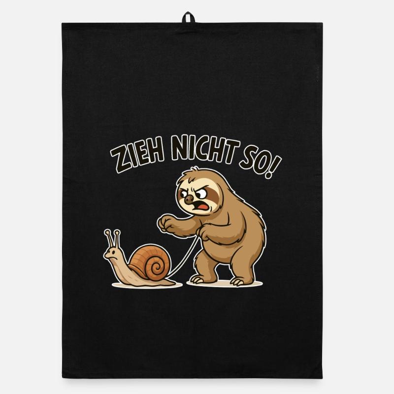 Don't pull so sloth Organic dish towel