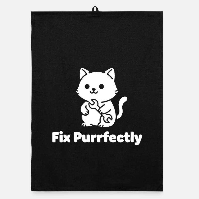 Cat Workshop Purrfectly Organic dish towel