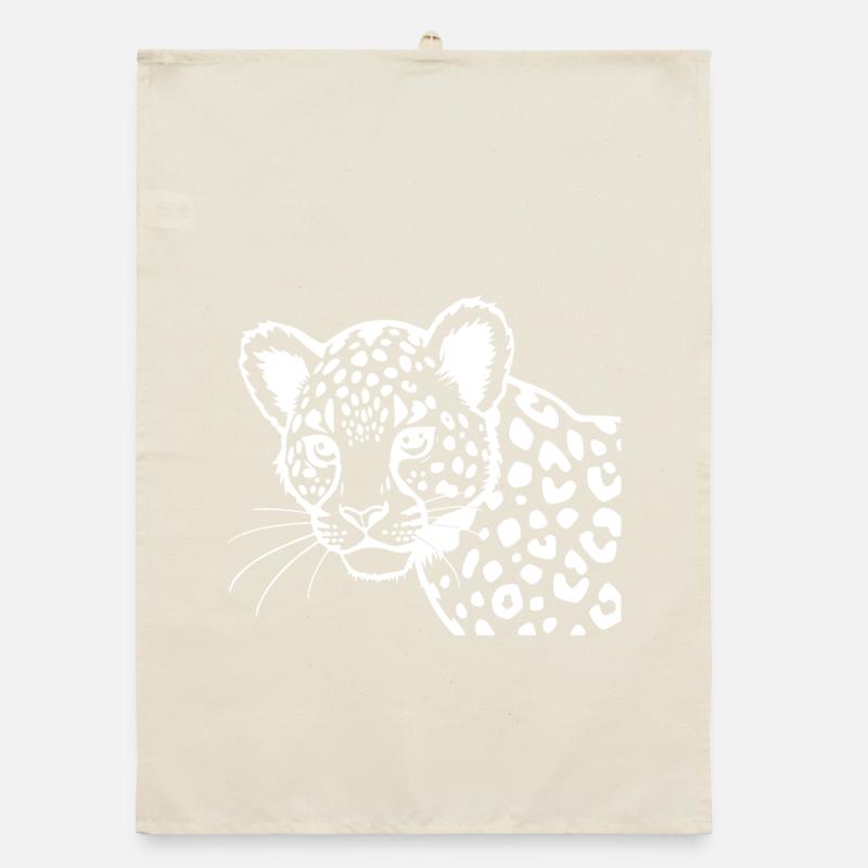 Leopard Organic dish towel