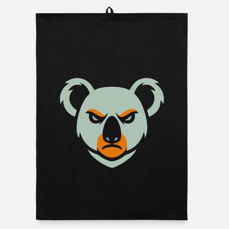 Angry Koala Look Organic dish towel