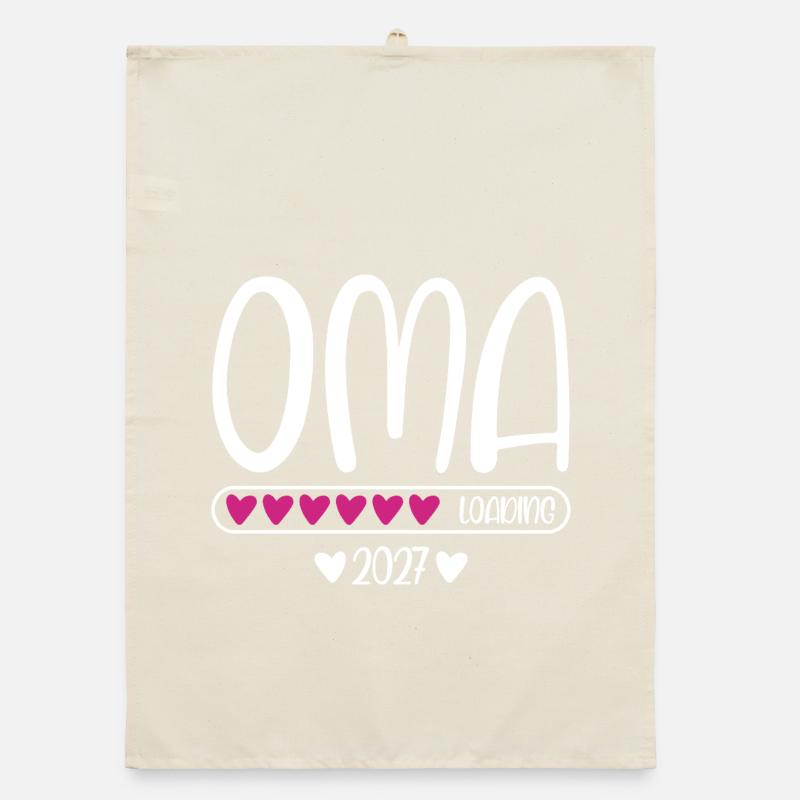 Grandma 2027 loading heart loading bar Organic dish towel