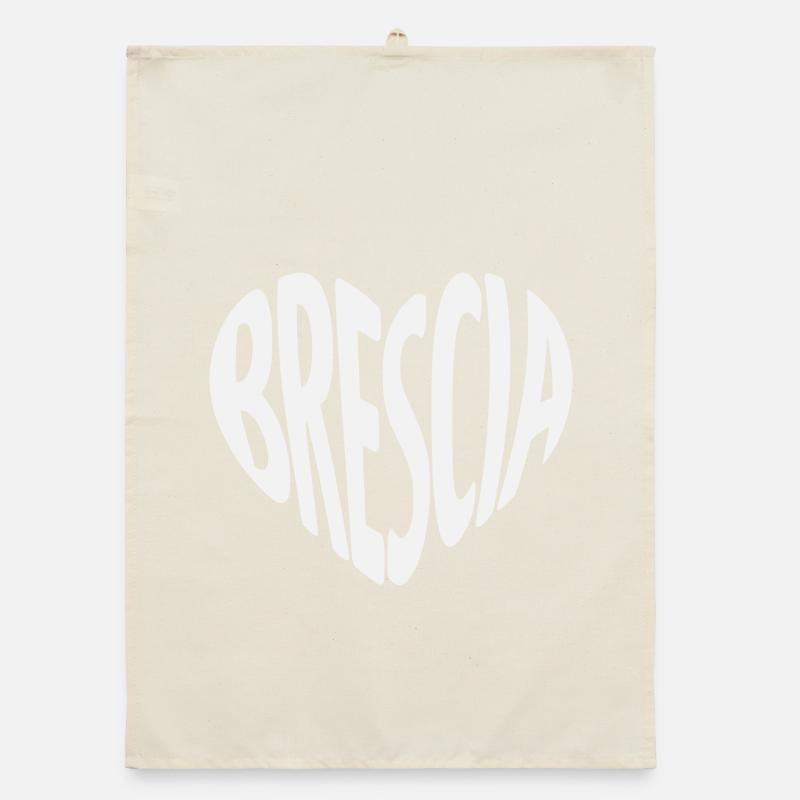 Brescia, Italy Heart Shape Organic dish towel