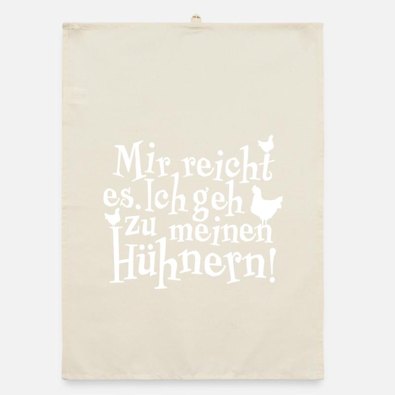 Fans de poulets - - Coq - Poussins Torchon bio