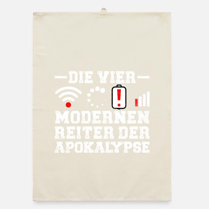 Computer DIE VIER REITER DER MODERNEN APOKALYPSE Organic Geschirrtuch