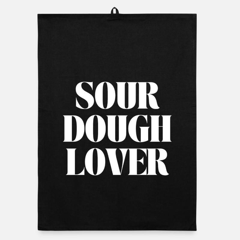 sour dough lover Organic dish towel