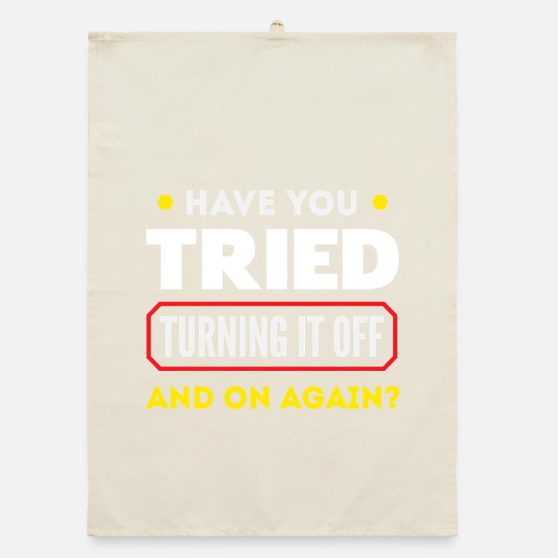 Have you ever done it off and on Organic dish towel