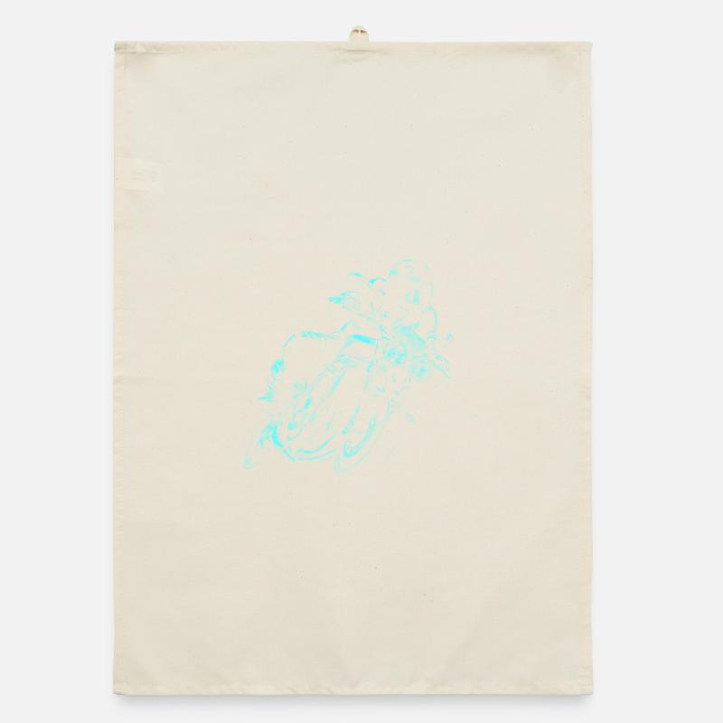 motorcycle Organic dish towel