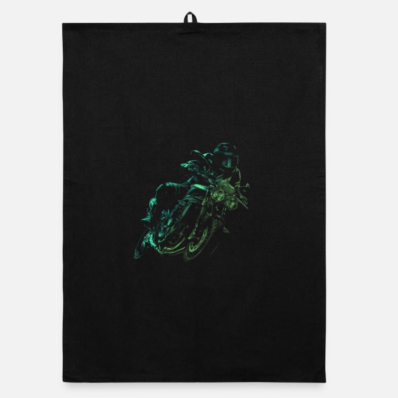 motorcycle Organic dish towel