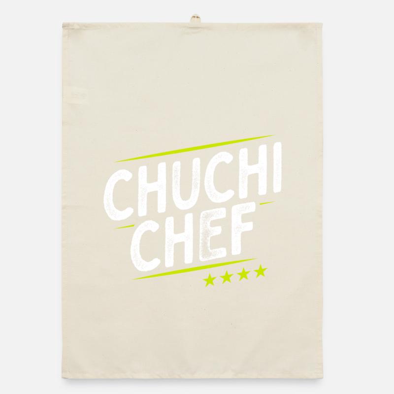 Küchenchef - Chuchi Chef - Schweizerdeutsch Organic Geschirrtuch