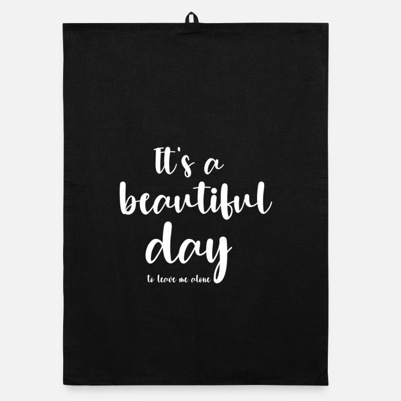It's a beautiful day Organic Geschirrtuch