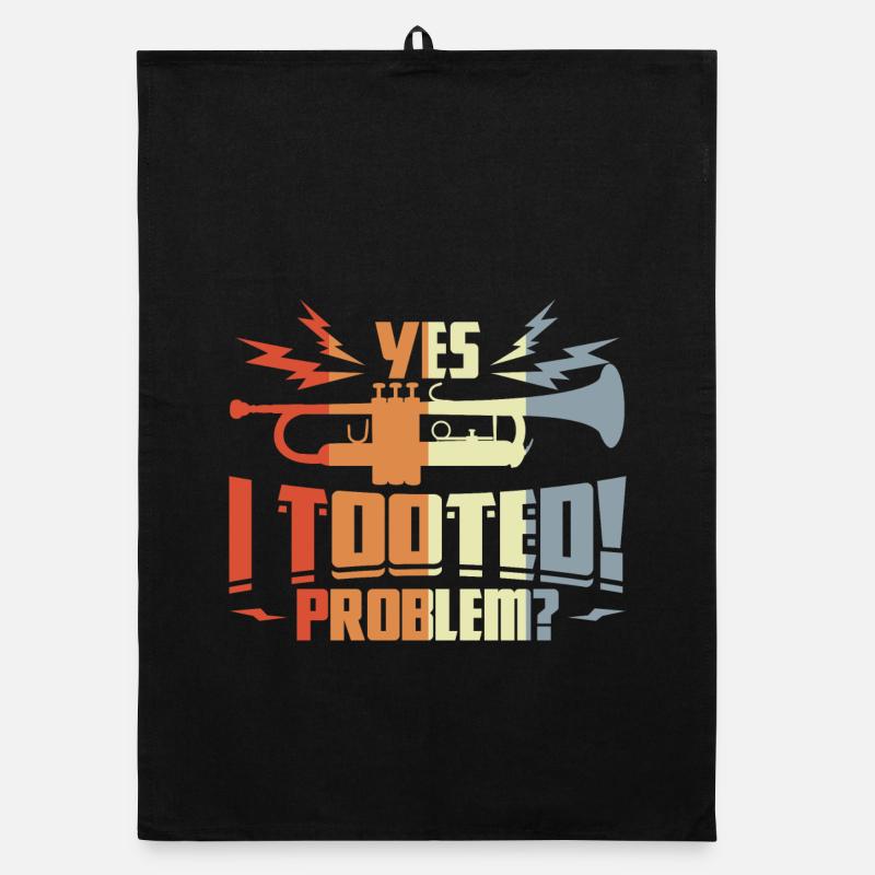 Zitat Trompeter Organic Geschirrtuch