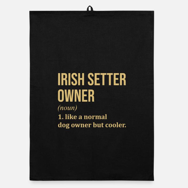 Irish Setter Organic dish towel