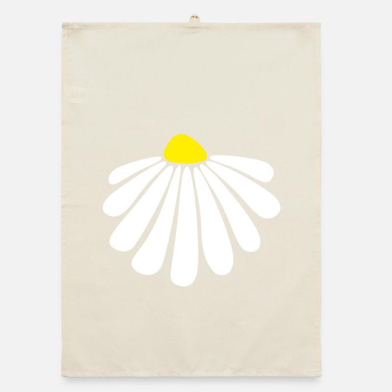 Blume Energie Margarithe Blüte Sommer Natur Organic Geschirrtuch