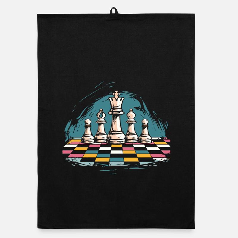 Graphismes d’échecs Torchon bio