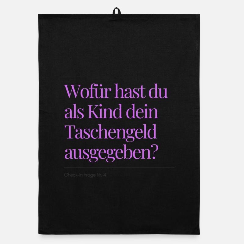 Check-in question no. 4 Organic dish towel