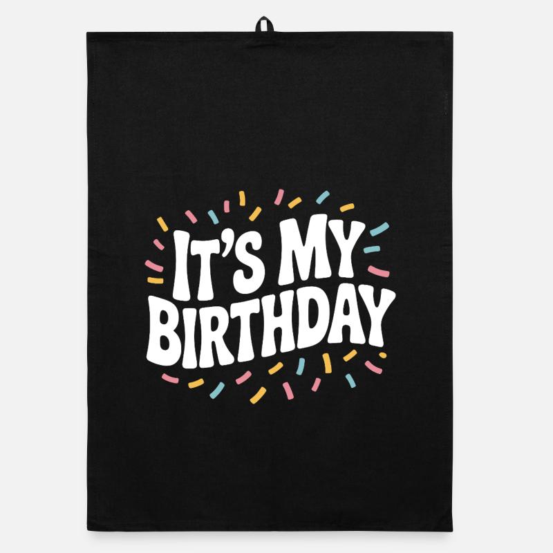 C'est mon anniversaire Torchon bio
