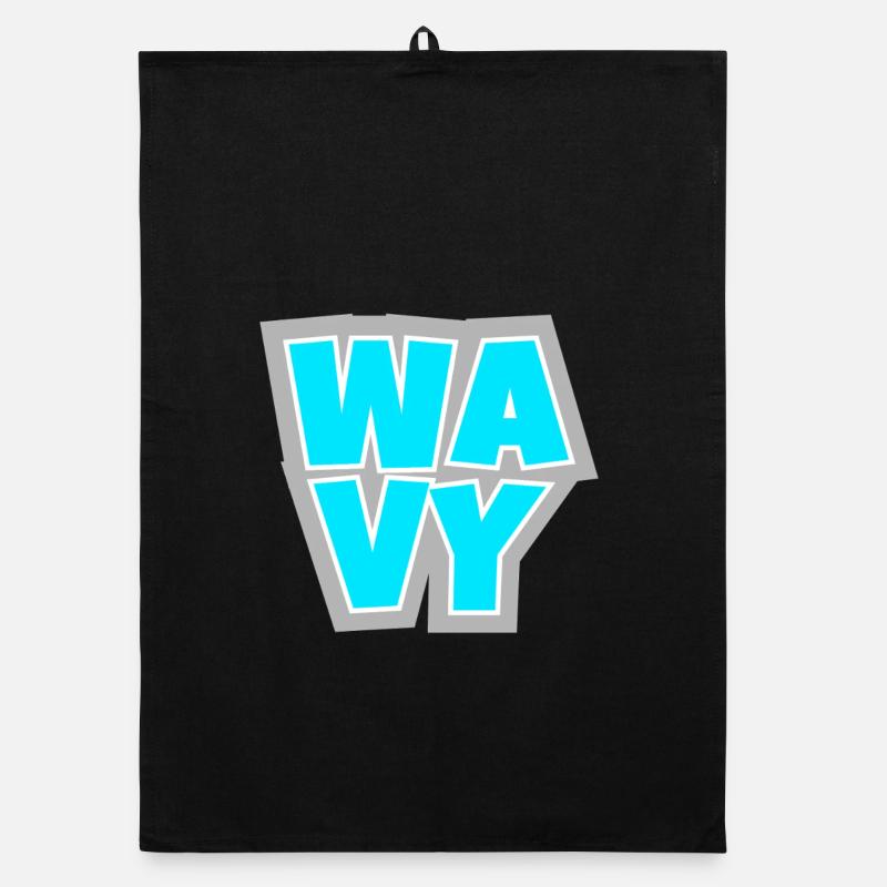 WAVY - locker, cool und immer im Flow. Organic Geschirrtuch