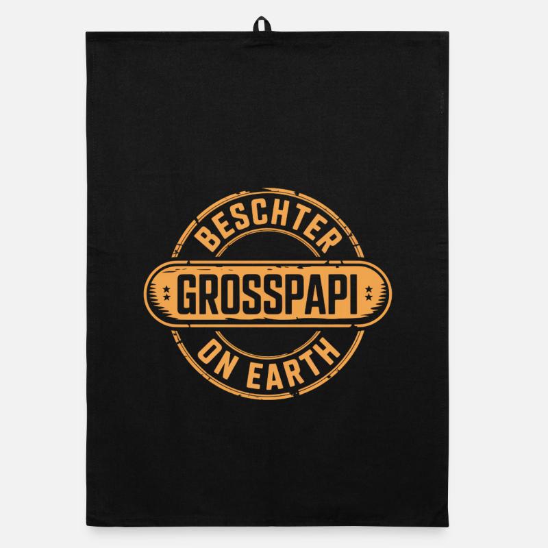 Beschter Grosspapi Schweizer Mundart Organic Geschirrtuch