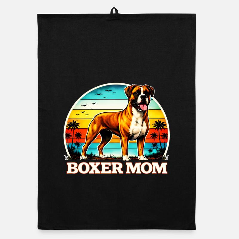 Boxer Mom  Organic Geschirrtuch