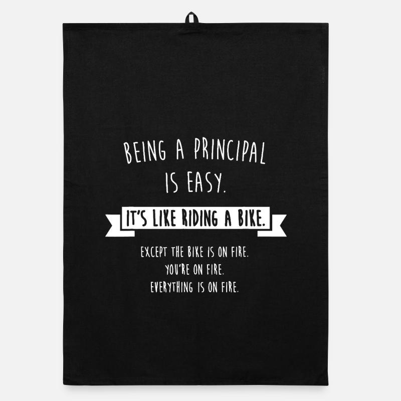 Being a Principal: Like Riding a Bike Organic dish towel