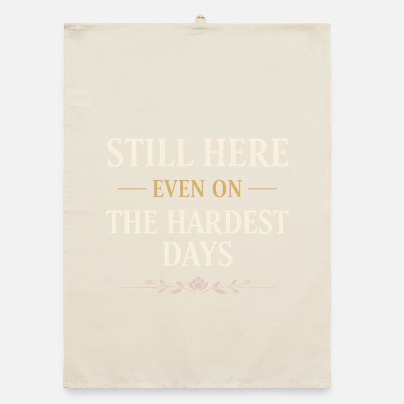 Endometriose-bewusstsein Endo Warrior Organic Geschirrtuch