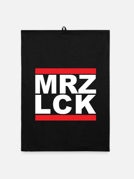 MRZ LCK - Organic Geschirrtuch - Schwarz - Vorne