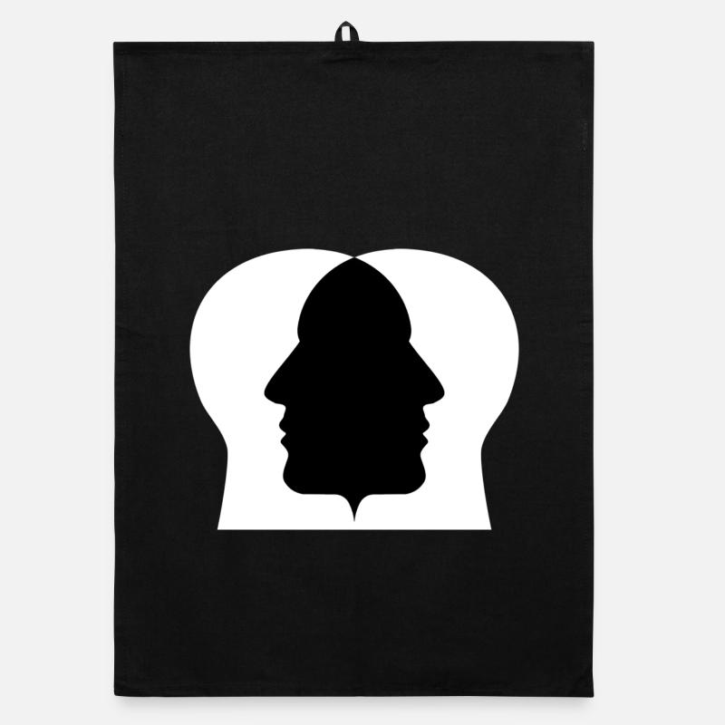 Silhouette double profil Torchon bio
