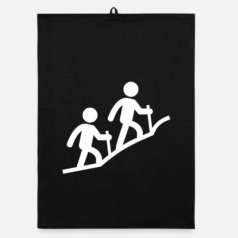 Hiking, mountain hiking, trekking, running Organic dish towel