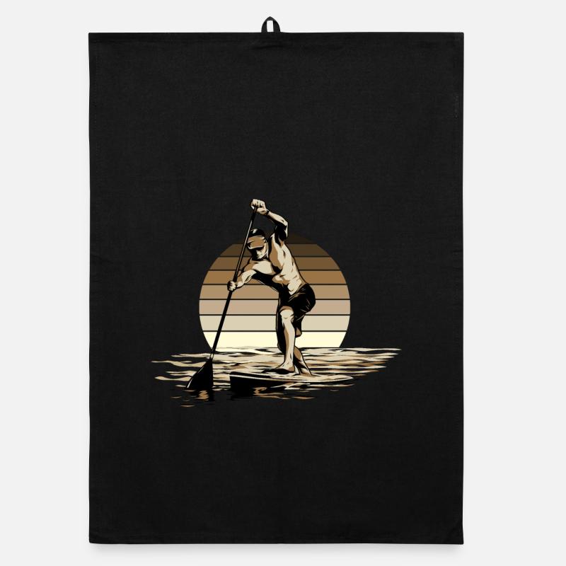 Standup Paddleboarding - SUP Organic dish towel