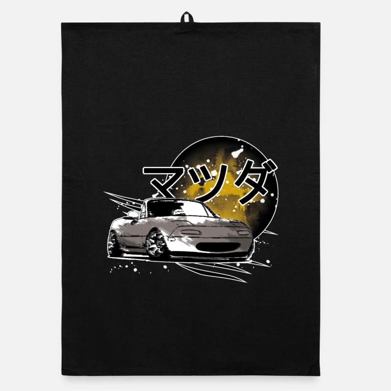 Japanese car Miata Mx5 Organic dish towel