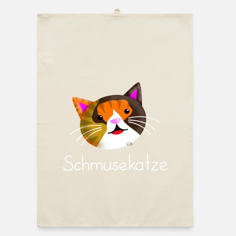 Schmusekatze Organic Geschirrtuch