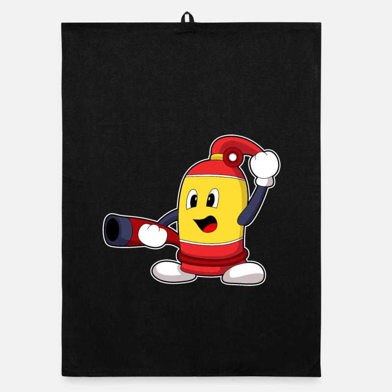 Firefighter Fire Hose Fire Brigade Organic dish towel