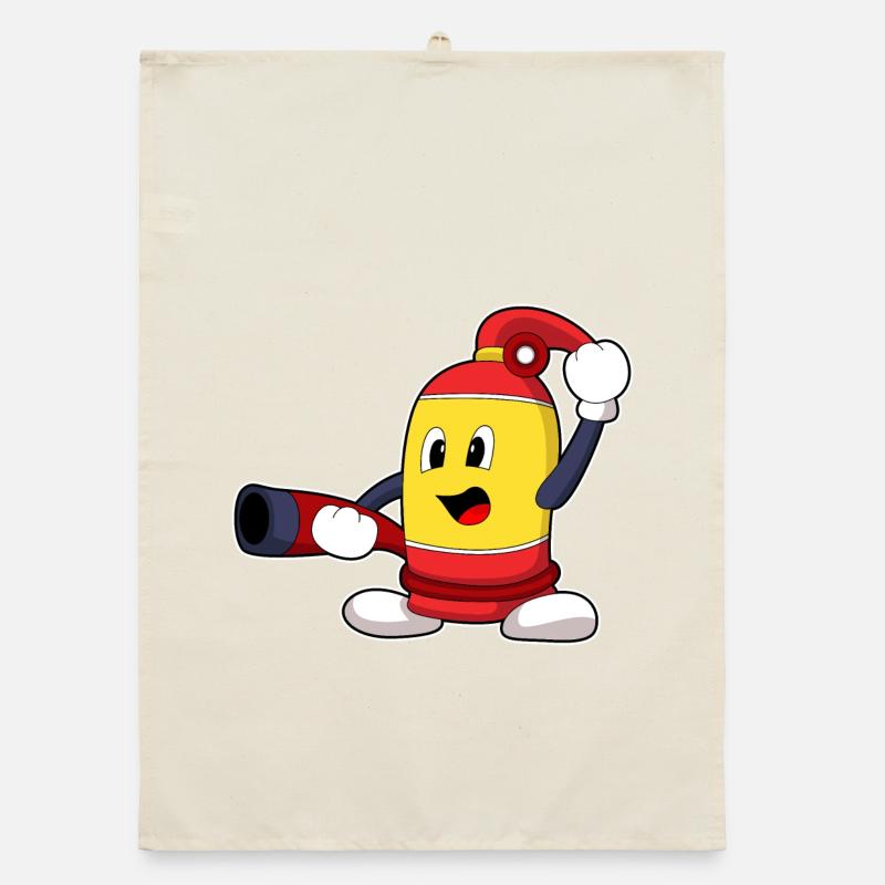 Firefighter Fire Hose Fire Brigade Organic dish towel