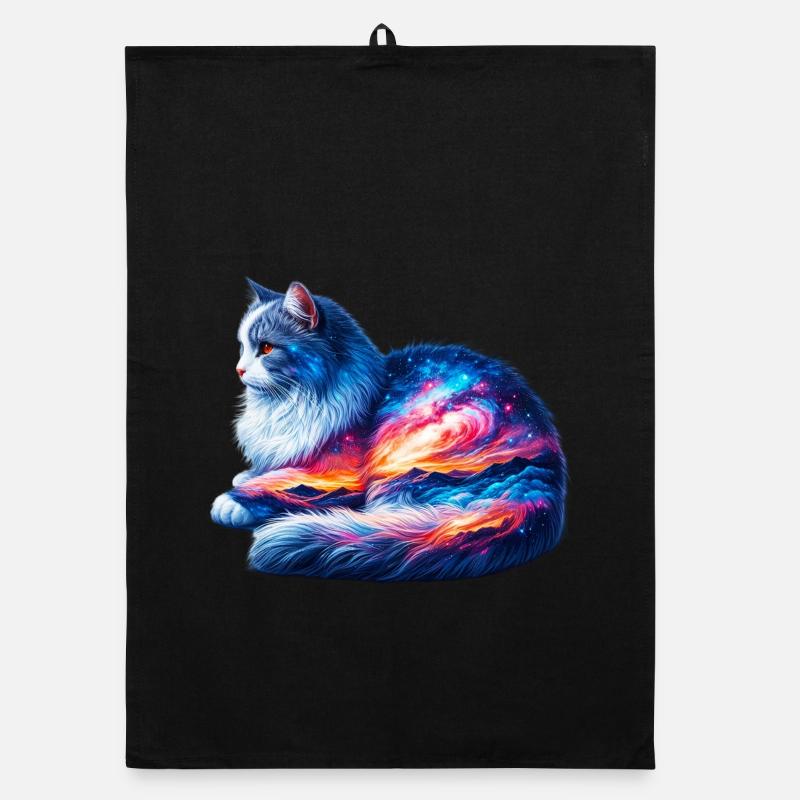 Cat Organic dish towel