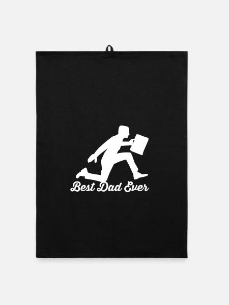 Business - Organic dish towel - black - Front