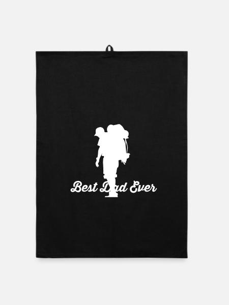 Tourist - Organic dish towel - black - Front
