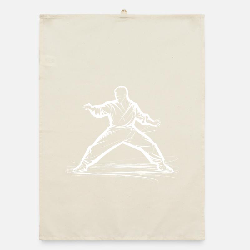 Dessin Karateka Torchon bio