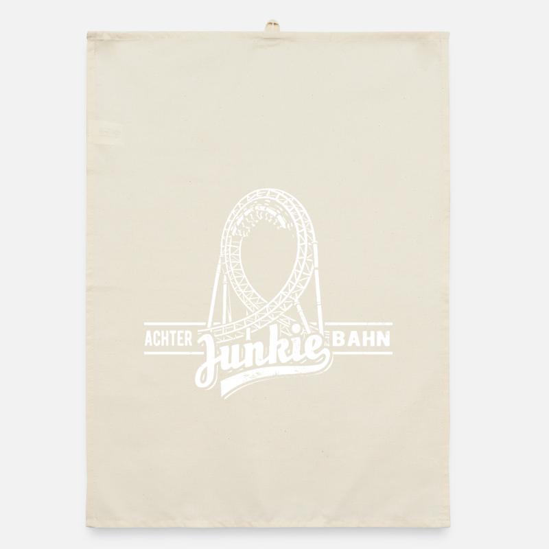 Achterbahn Junkie - Looping Organic Geschirrtuch