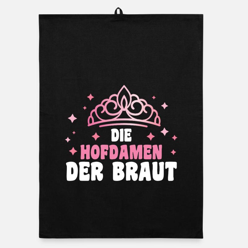 Bachelor Party Team Bride Hen Party Organic dish towel