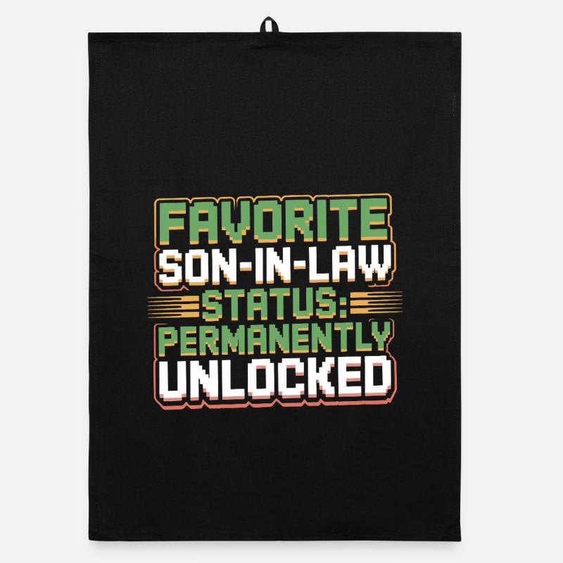 Belle-mère rétro drôle beau-père Torchon bio