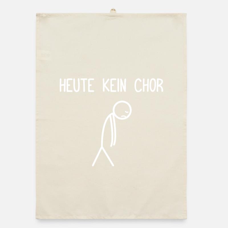 Heute kein Chor Dirigent Chorleiter Dirigenten Organic Geschirrtuch