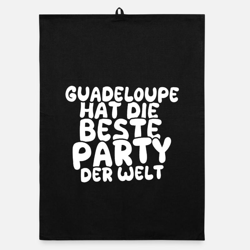 Gift for Guadeloupe Organic dish towel
