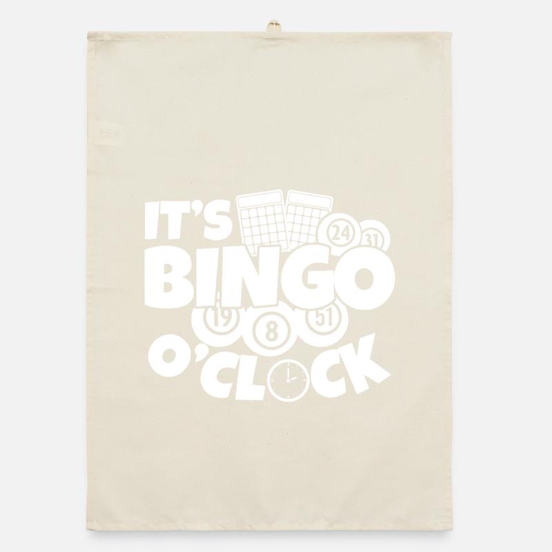 Joueur de bingo, c’est l’heure du bingo bingo Torchon bio
