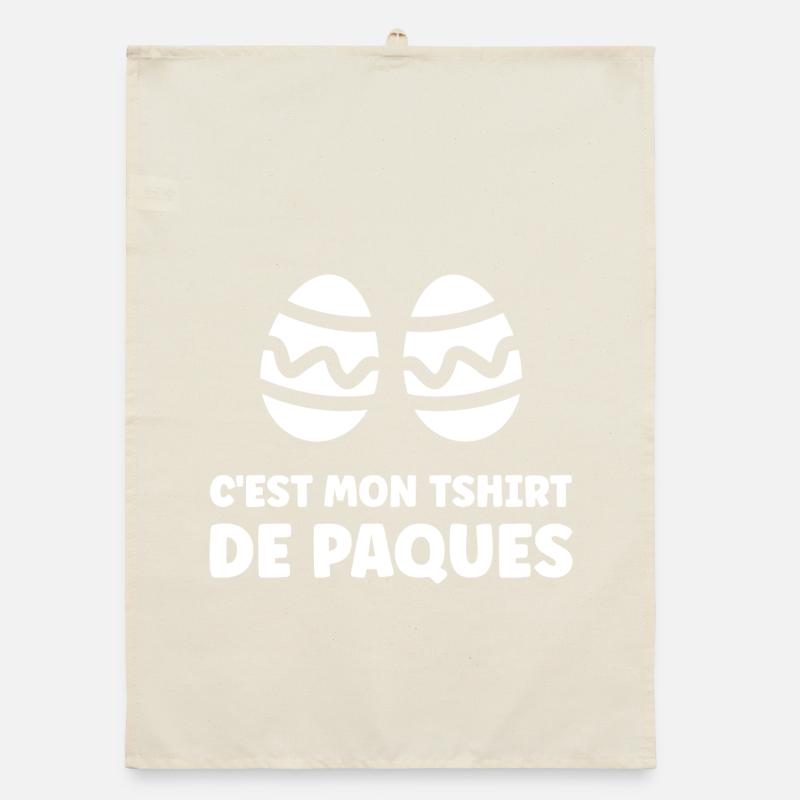EASTER EGGS Organic dish towel