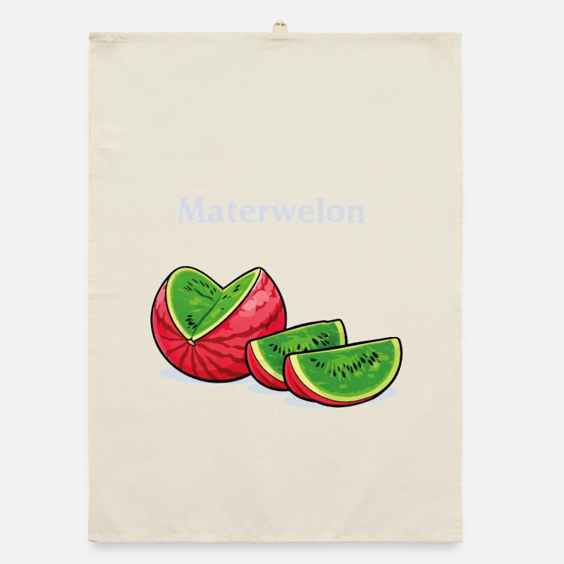 Conception drôle de mème de Materwelon avec humour absurde Torchon bio