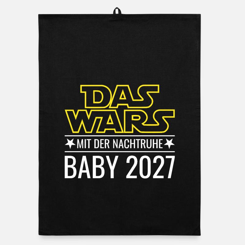 Baby 2027 - Das wars mit der Nachtruhe Organic Geschirrtuch