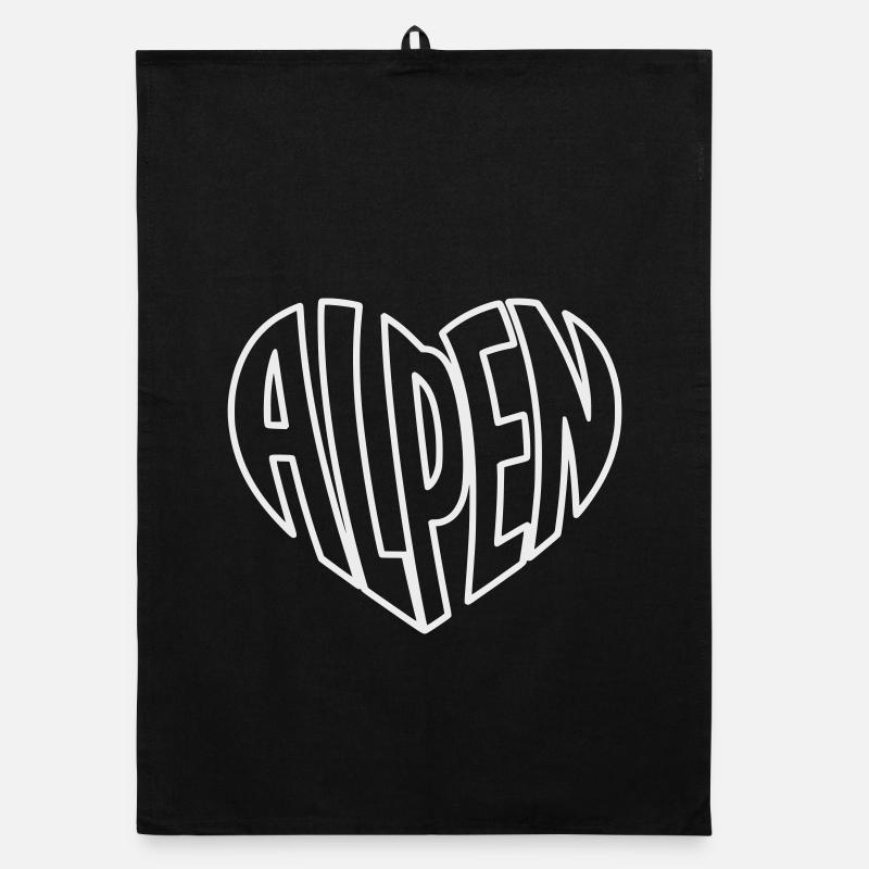 Alpen Herz Organic Geschirrtuch