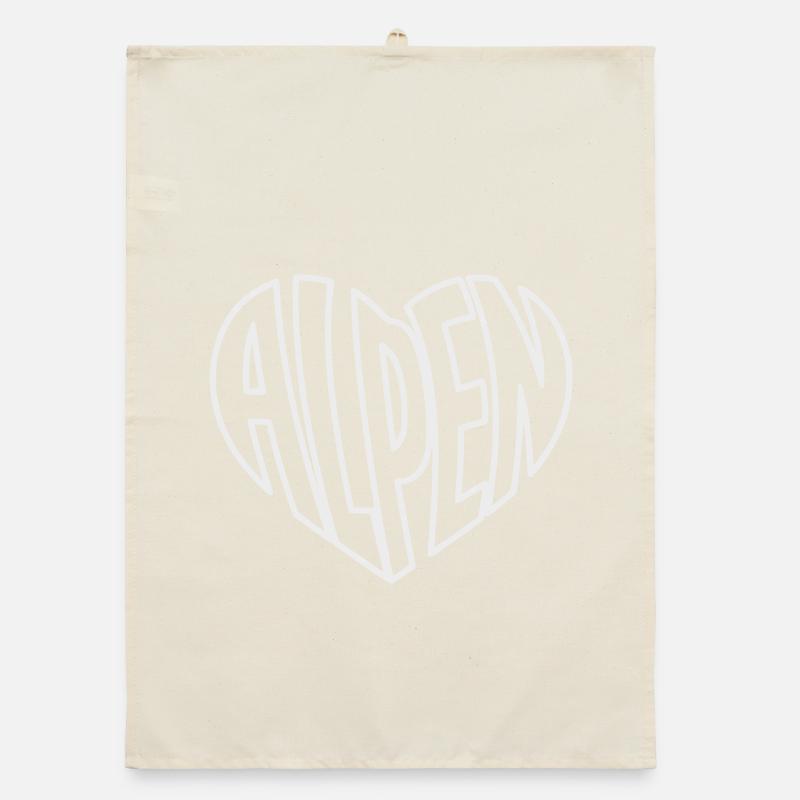 Alpen Herz Organic Geschirrtuch